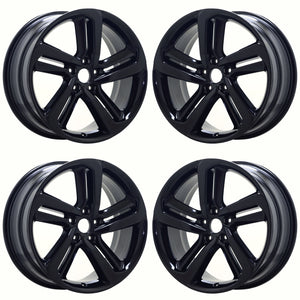 19" Honda Accord Black wheels rims Factory OEM set 64127