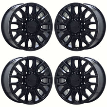 Load image into Gallery viewer, 20&quot; Chevy Silverado 2500 3500 Black wheels rims Factory OEM set EXCHANGE
