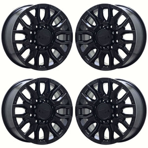 20" Chevy Silverado 2500 3500 Black wheels rims Factory OEM set EXCHANGE