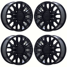 Load image into Gallery viewer, 20&quot; GMC Sierra 2500 3500 Black wheels rims Factory OEM set EXCHANGE
