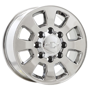 18" Chevrolet Silverado 2500 3500 PVD Chrome wheels rims OEM set 5501 EXCHANGE