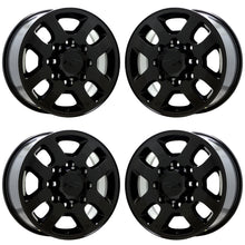 Load image into Gallery viewer, 18&quot; Chevrolet Silverado 2500 3500 Black wheels rims OEM set 4 5502 EXCHANGE
