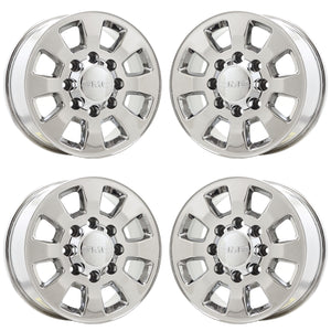 18" GMC Sierra 2500 3500 PVD Chrome wheels rims OEM set 5501 EXCHANGE