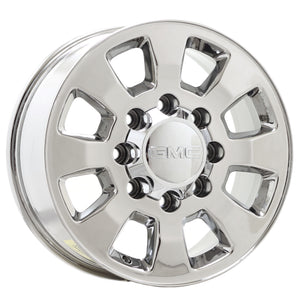 18" GMC Sierra 2500 3500 Bright Chrome wheels rims OEM set 5501 EXCHANGE