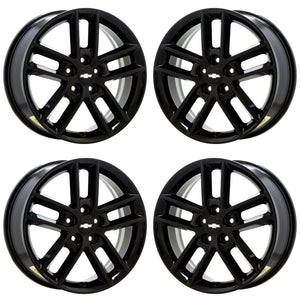 18" Chevrolet Impala Black wheels rims Factory OEM set 5333 EXCHANGE