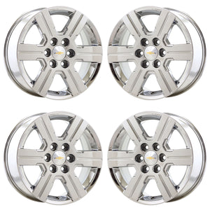 18" Chevrolet Traverse PVD Chrome wheels rims OEM set 5408 EXCHANGE