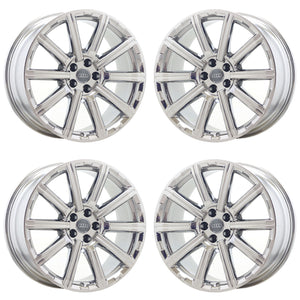 20" Audi Q7 PVD Chrome wheels rims Factory OEM Set 58988