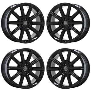 20" Audi Q7 Gloss Black wheels rims Factory OEM Set 58988