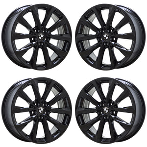 19" BMW X3 X4 Black wheels rims Factory OEM set 86351 EXCHANGE