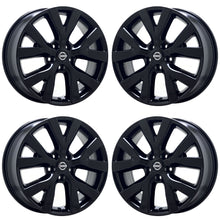 Load image into Gallery viewer, 18&quot; Nissan Murano Black wheels rims Factory OEM set 62562 EXCHANGE
