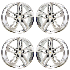 18" Chevrolet Equinox PVD Chrome wheels rims OEM set 5757