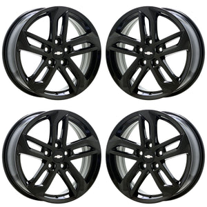 18" Chevrolet Equinox Black wheels rims OEM set 5757