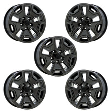 Load image into Gallery viewer, 17&quot; Jeep Wrangler Black Chrome wheels rims Factory OEM set5 9118
