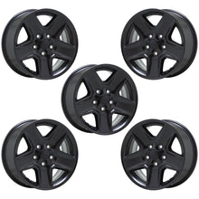 Load image into Gallery viewer, 17&quot; Jeep Gladiator Satin Black wheels rims Factory OEM 9235 set 5
