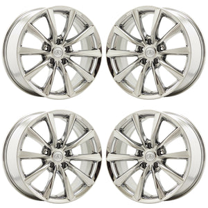 18" Infiniti G37 Q60 Bright Chrome wheels rims Factory OEM set 73742 EXCHANGE