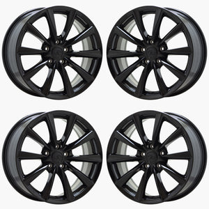 18" Infiniti G37 Q60 Black wheels rims Factory OEM set 73742 EXCHANGE