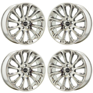 20" Land Rover Range Rover PVD Chrome wheels rims Factory OEM set 72317