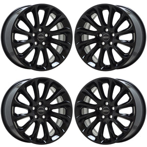 20" Land Rover Range Rover Gloss Black wheels rims Factory OEM set 72317