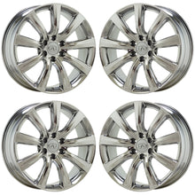 Load image into Gallery viewer, 22&quot; Infiniti QX56 QX80 Bright Chrome wheels rims Factory OEM set 73729
