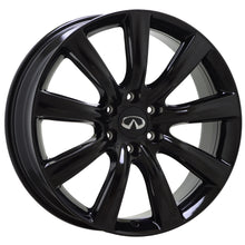 Load image into Gallery viewer, 22&quot; Infiniti QX56 QX80 Gloss Black wheels rims Factory OEM set 73729 EXCHANGE
