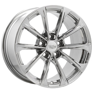 18" Cadillac CT4-V BlackWing PVD Chrome Wheels Factory OEM 14051 14052 EXCHANGE