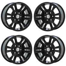 Load image into Gallery viewer, EXCHANGE 18&quot; Jeep Grand Wagoneer Black Wheels Rims Factory OEM Set 9295
