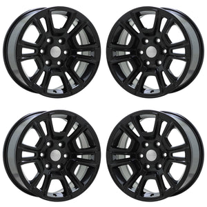 18" Jeep Grand Wagoneer Black Wheels Rims Factory OEM Set 9295 EXCHANGE