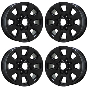 20" Ford F250 F350 SRW Black wheels rims Factory OEM set 10100