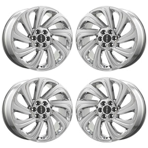 22" Lincoln Navigator PVD Bright Chrome Wheels Factory OEM 10497 EXCHANGE