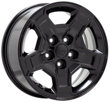 Load image into Gallery viewer, 17&quot; Jeep Gladiator Mojave Wrangler Black wheels rims Factory OEM set5 9259
