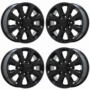 20" Dodge Ram 2500-3500 Truck Satin Black wheels rims Factory OEM 2698 EXCHANGE