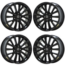 Load image into Gallery viewer, 18&quot; Lexus NX250 NX350 Black wheels rims Factory OEM set 74409 EXCHANGE
