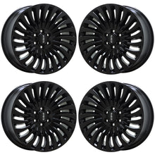 Load image into Gallery viewer, 22&quot; Lincoln Navigator Black wheels rims Factory OEM set 10179
