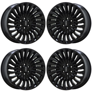 22" Lincoln Navigator Black wheels rims Factory OEM set 10179 EXCHANGE