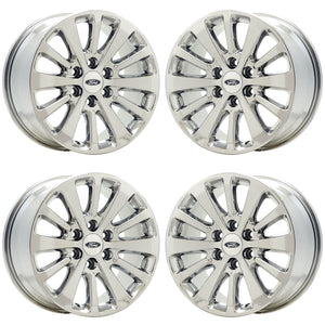 18" Ford Expedition PVD Chrome wheels rims Factory OEM set 3988 EXCHANGE