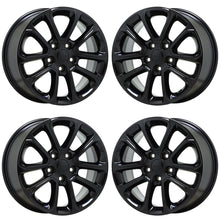 Load image into Gallery viewer, 18&quot; Jeep Grand Cherokee Durango Black wheels rims OEM set 4 9136 EXCHANGE
