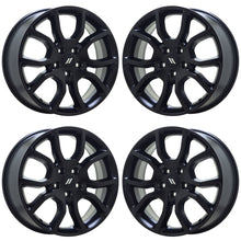 Load image into Gallery viewer, 20&quot; Dodge Durango Jeep Grand Cherokee Satin Black wheels OEM 2570
