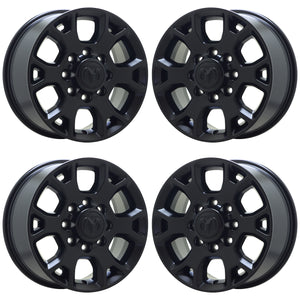 18" Dodge Ram 2500-3500 Truck Satin Black wheels rims Factory OEM set 2693