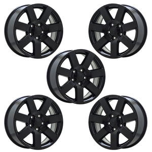 18" Jeep Wrangler Black wheels rims Factory OEM set5 9115 EXCHANGE