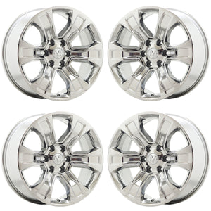 20" Dodge Ram 1500 Truck PVD Chrome wheels rims Factory OEM set 2678