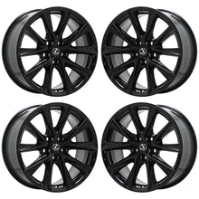 Load image into Gallery viewer, 19&quot; Lexus GS350 GS450 Black wheels rims Factory OEM set 74296 EXCHANGE
