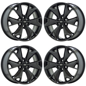 20" Chevrolet Blazer Traverse Black Chrome wheels rims Factory OEM set 5937