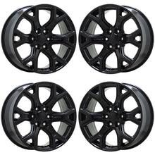 Load image into Gallery viewer, 20&quot; Jeep Wagoneer Black wheels rims Factory OEM set 9296 EXCHANGE
