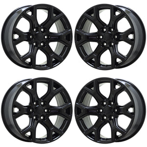 EXCHANGE 20" Jeep Wagoneer Black wheels rims Factory OEM set 9296