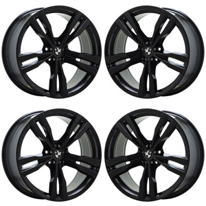 21" BMW X7 Black wheels rims Factory OEM set 86531 EXCHANGE