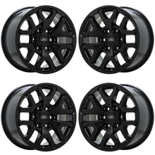 Load image into Gallery viewer, 17&quot; Ford F150 Truck Gloss Black wheels rims Factory OEM set 4 10461 EXCHANGE
