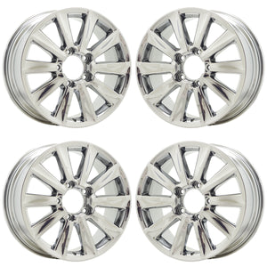 20" Lexus LX570 PVD Chrome wheels rims Factory OEM set 74212 EXCHANGE