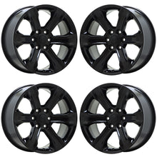 Load image into Gallery viewer, 20&quot; Jeep Wagoneer Black wheels rims Factory OEM set 9278 EXCHANGE
