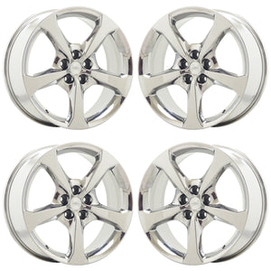 20" Chevrolet Camaro PVD Chrome wheels rims Factory set 5578 5583 EXCHANGE