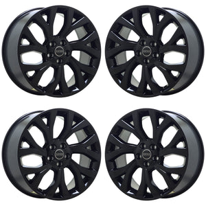 21" Range Rover HSE Gloss Black wheels rims Factory OEM set 72322 72323